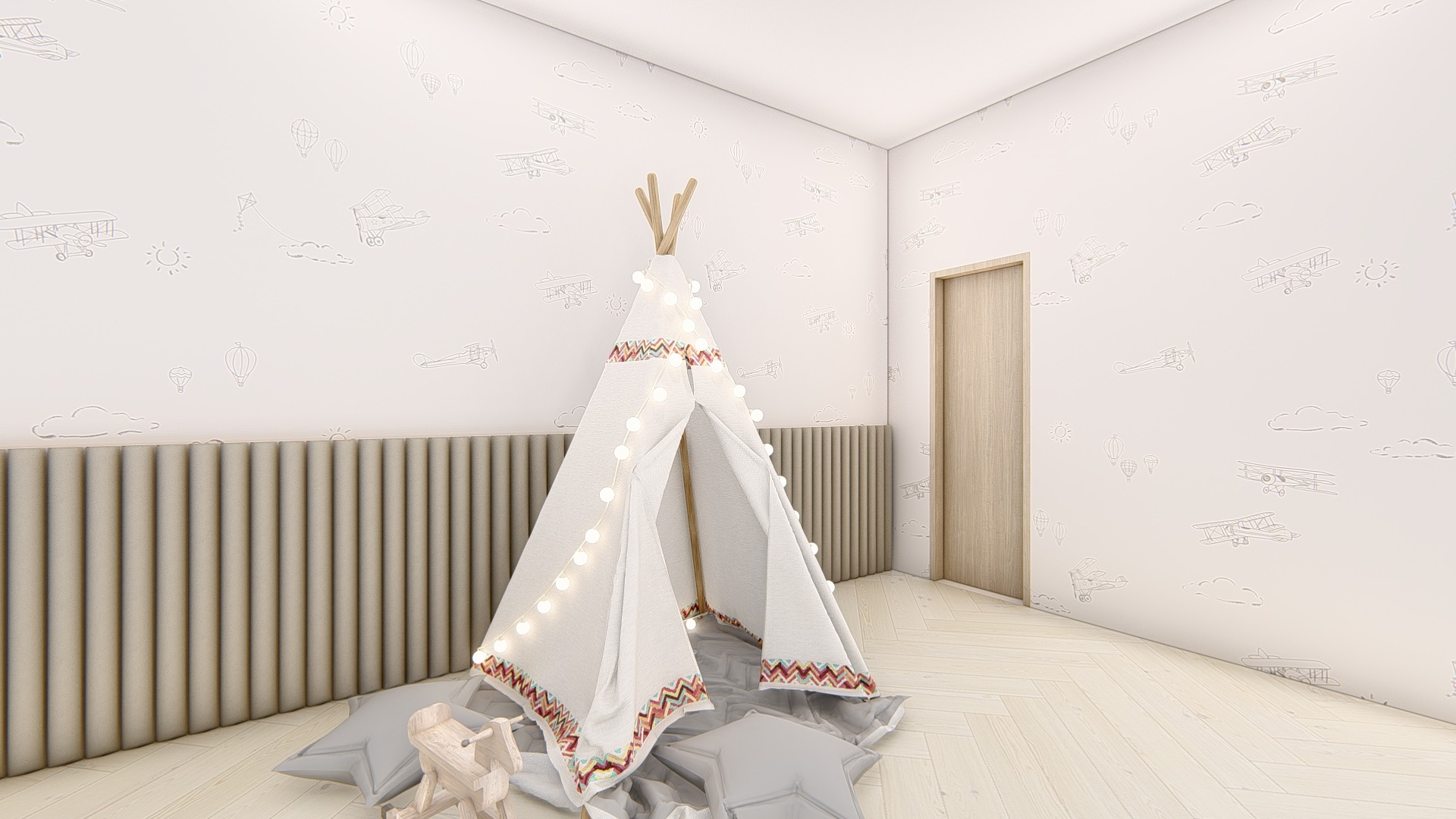 JA House — interior render — WE Arsitek