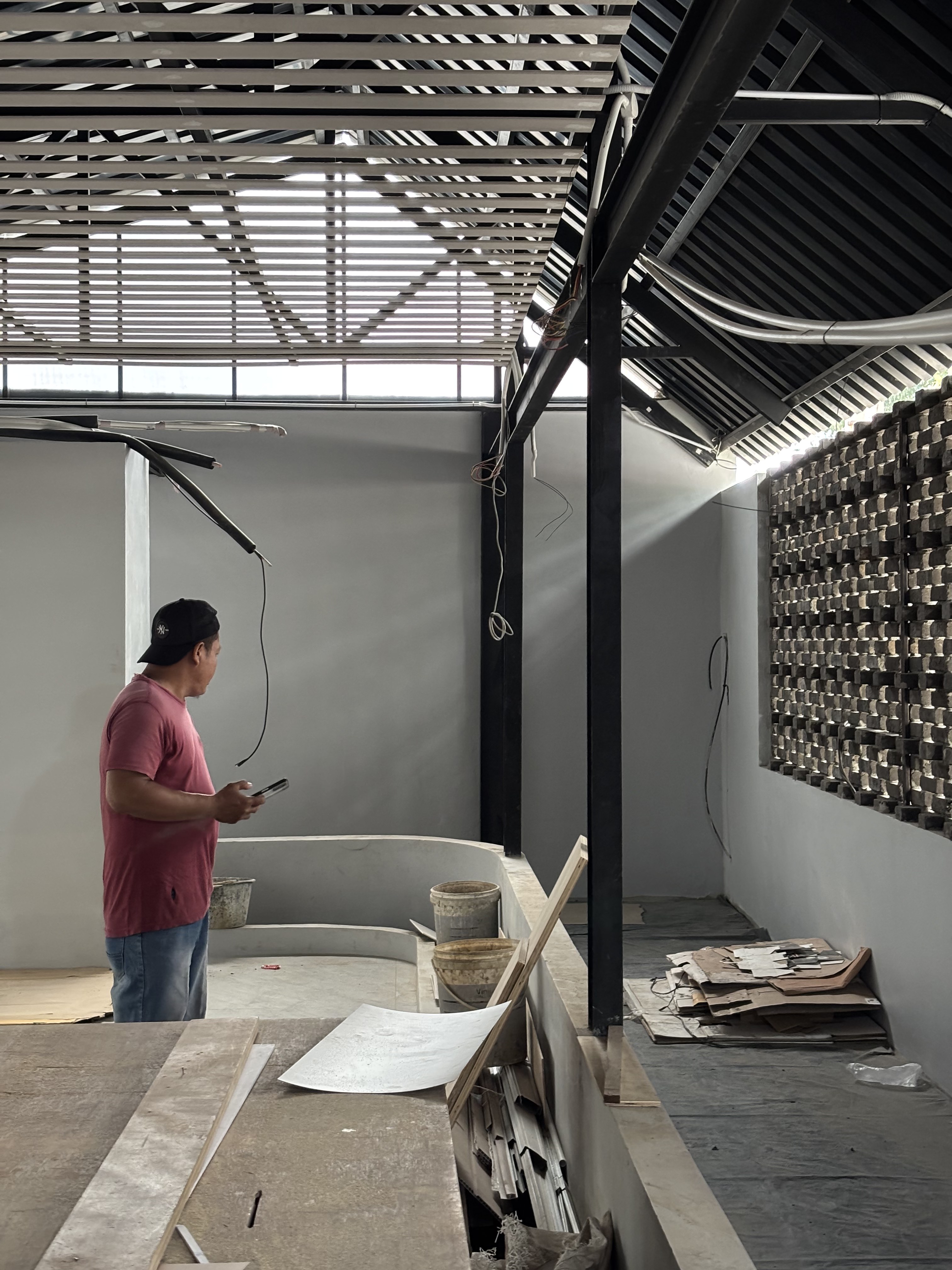 Cafe De Palms — construction progress — WE Arsitek