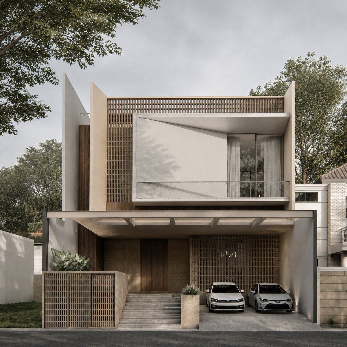 AW House, Medan — proyek residensial WE Arsitek