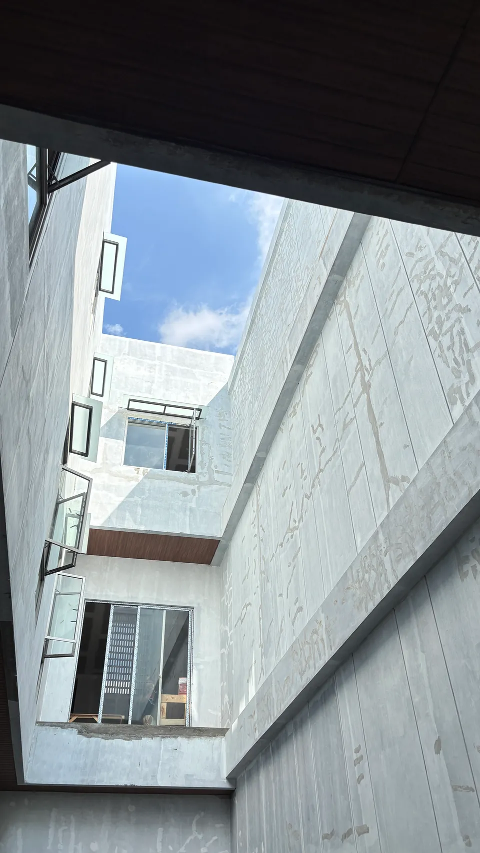 Pengerjaan 9 dari 50 — AW House, Medan — proyek residensial WE Arsitek