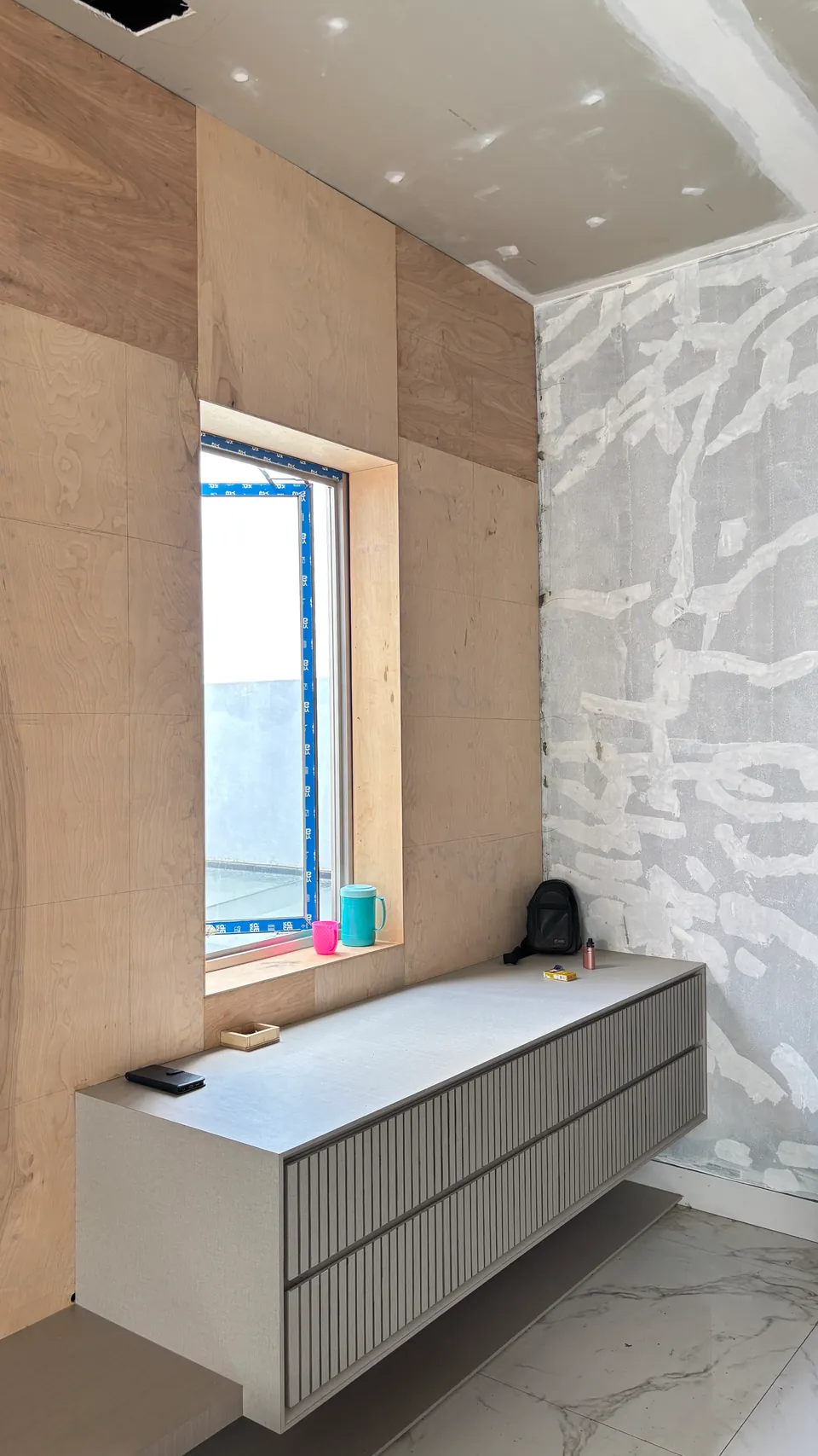 Pengerjaan 10 dari 50 — AW House, Medan — proyek residensial WE Arsitek