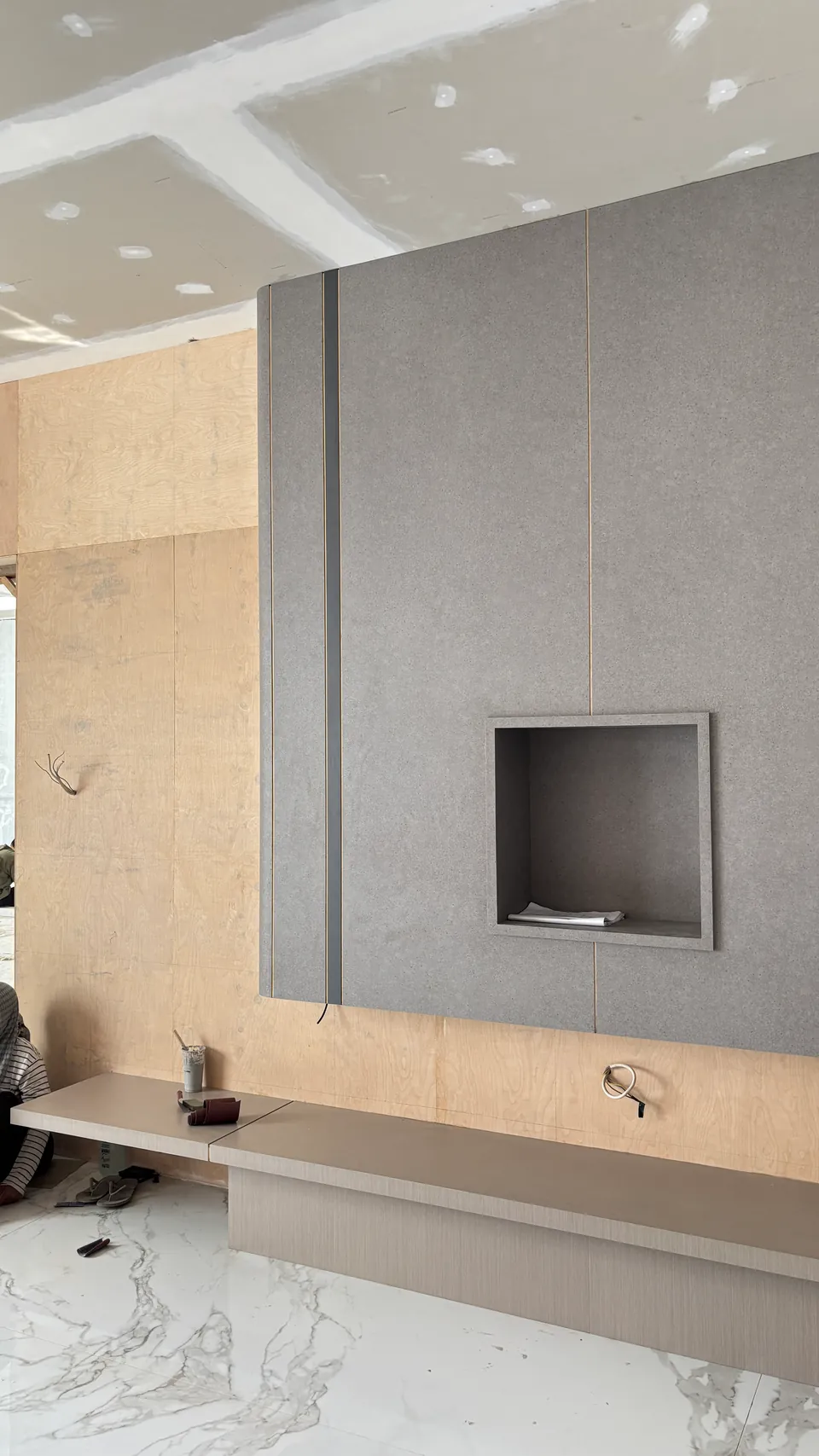 Pengerjaan 26 dari 50 — AW House, Medan — proyek residensial WE Arsitek