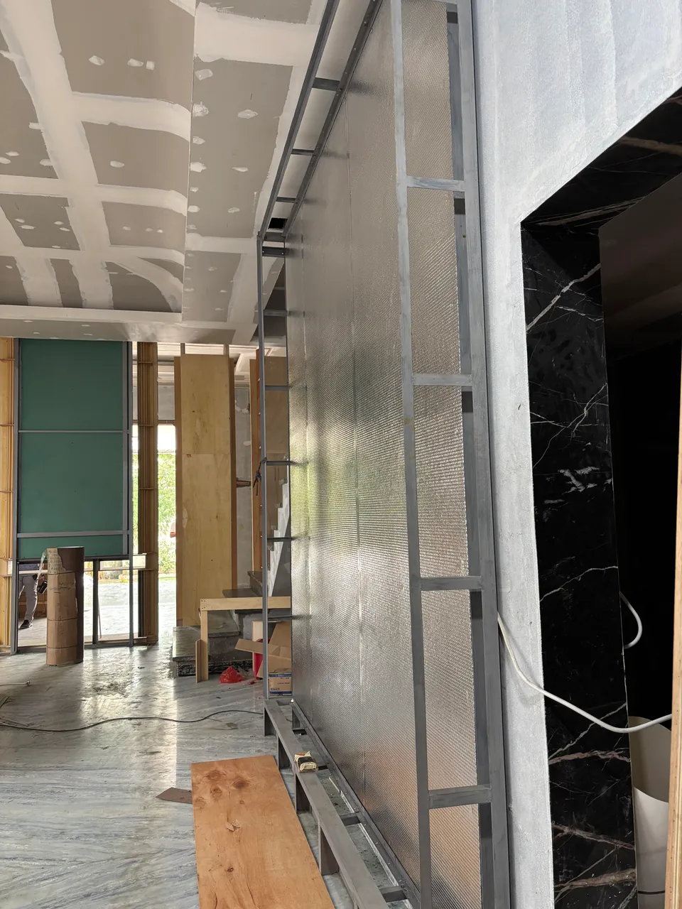 Pengerjaan 34 dari 50 — AW House, Medan — proyek residensial WE Arsitek