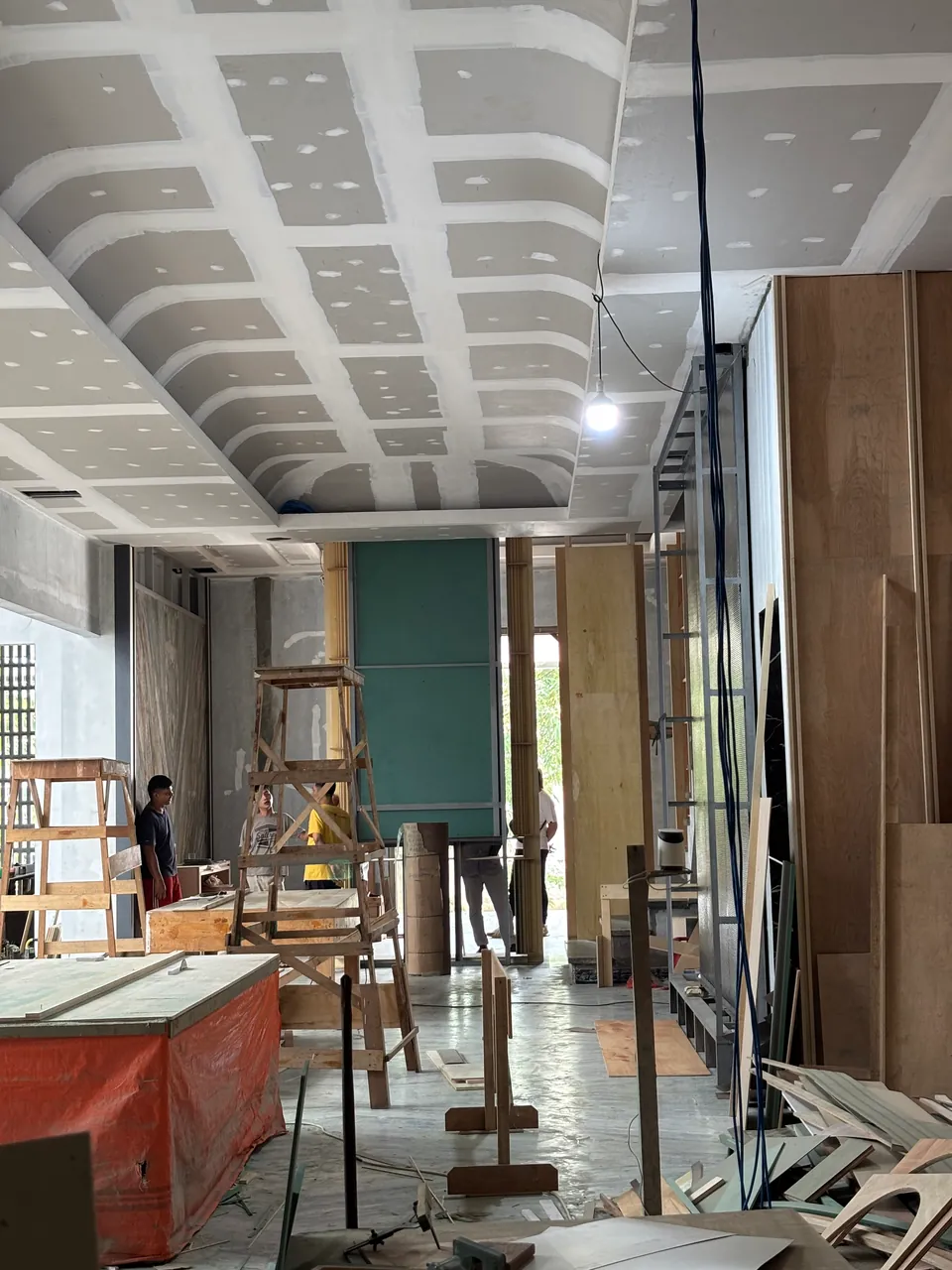 Pengerjaan 41 dari 50 — AW House, Medan — proyek residensial WE Arsitek