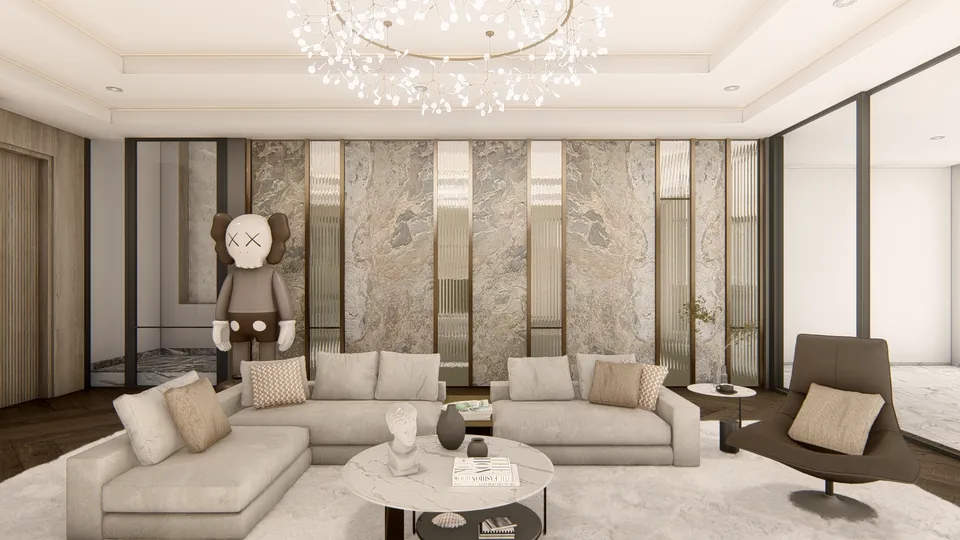 Render 22 dari 50 — AW House, Medan — proyek residensial WE Arsitek