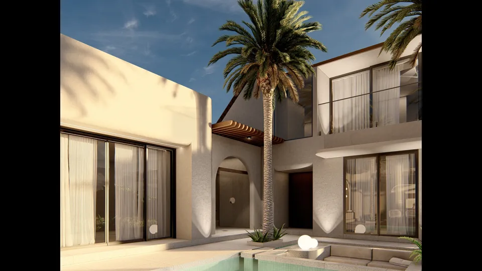 Render 6 dari 46 — BOE Bali, Bali — proyek residensial & komersial WE Arsitek