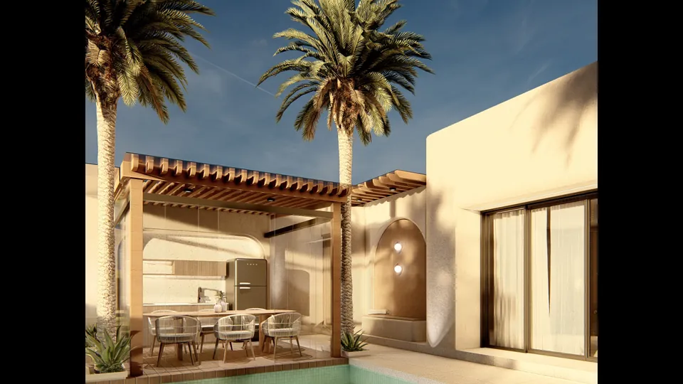 Render 8 dari 46 — BOE Bali, Bali — proyek residensial & komersial WE Arsitek