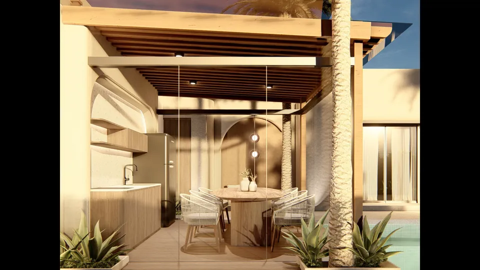 Render 11 dari 46 — BOE Bali, Bali — proyek residensial & komersial WE Arsitek