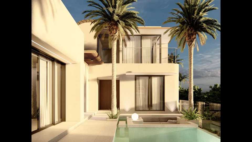 Render 13 dari 46 — BOE Bali, Bali — proyek residensial & komersial WE Arsitek