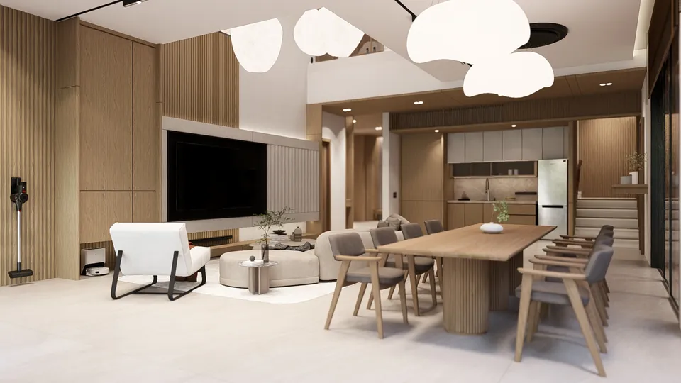 Render 16 dari 20 — GT House, Grandis, Medan — proyek kavling & pengembangan WE Arsitek