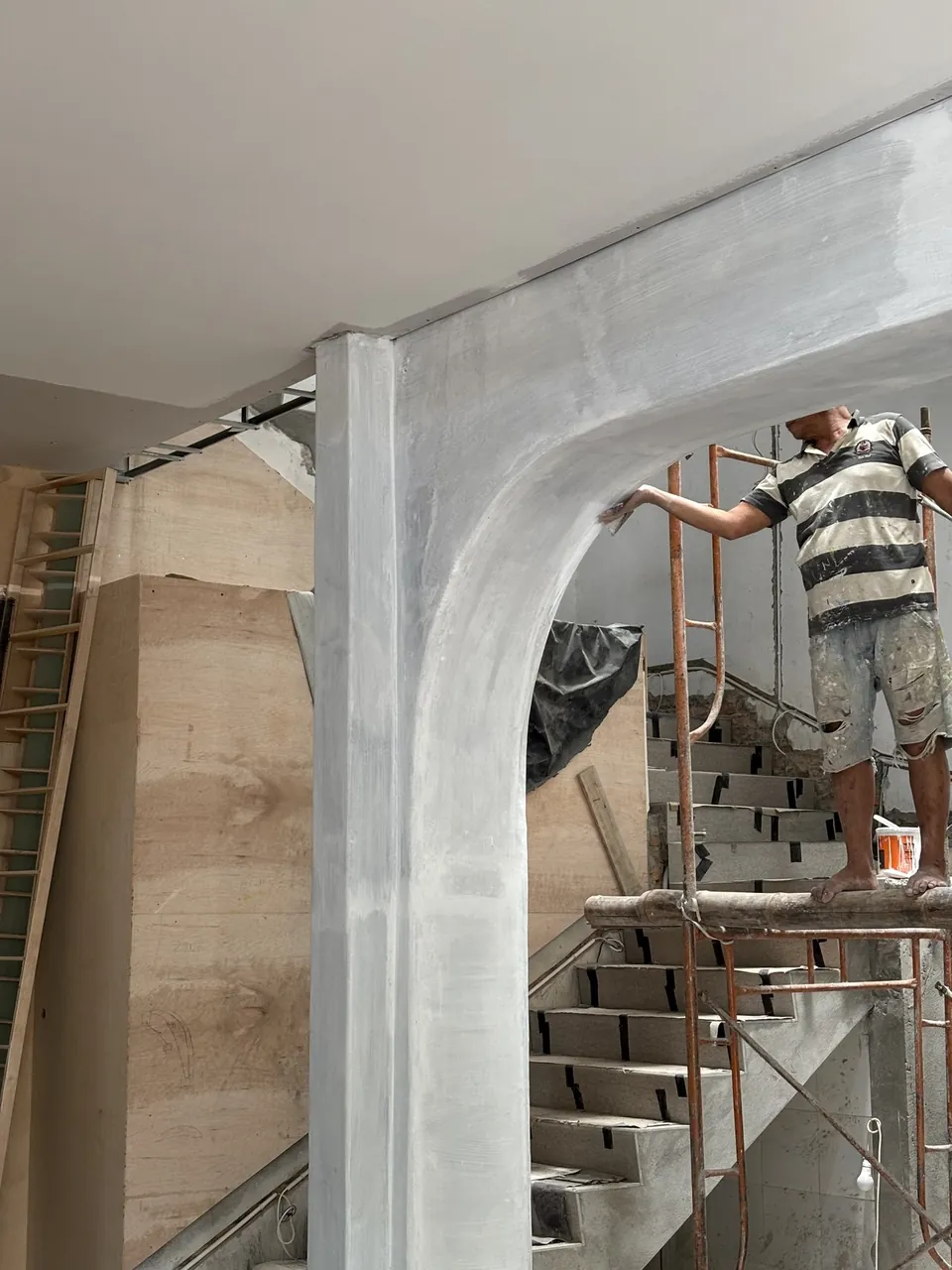 Pengerjaan 2 dari 8 — JA House, Cemara Asri, Medan — proyek residensial WE Arsitek