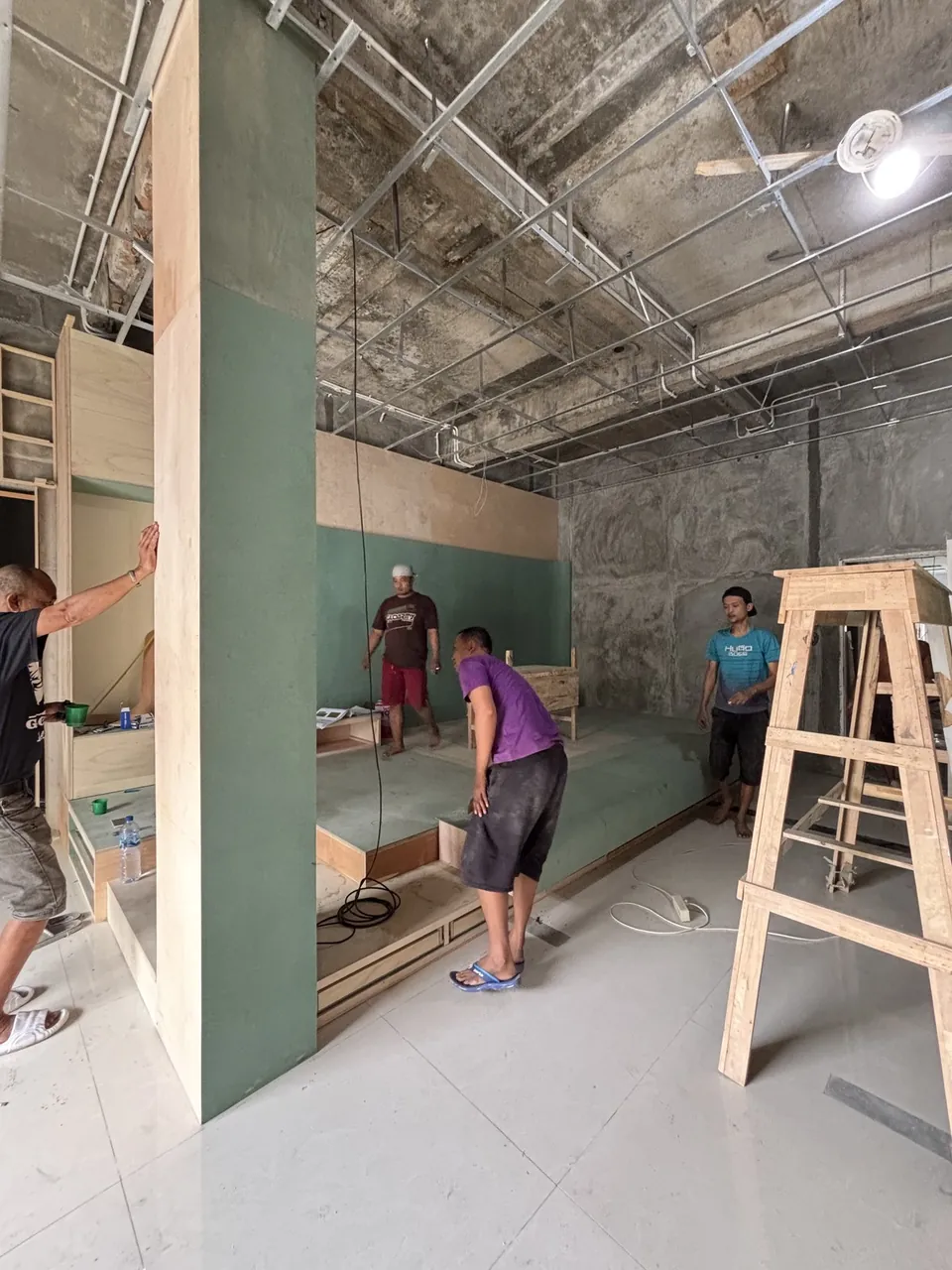 Pengerjaan 6 dari 8 — JA House, Cemara Asri, Medan — proyek residensial WE Arsitek