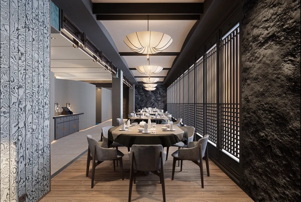 Render 17 dari 20 — Jurung Jumbo PIK, PIK, Jakarta — proyek komersial WE Arsitek