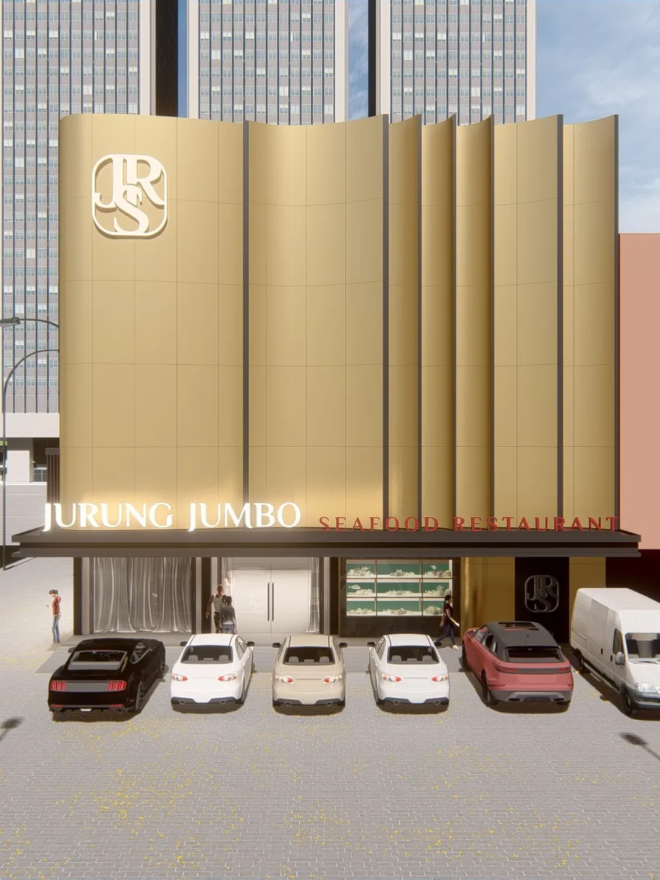 Render 32 dari 33 — Jurung Jumbo, Medan — proyek komersial WE Arsitek