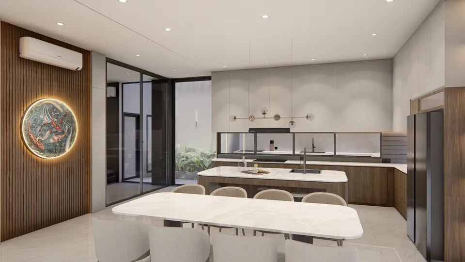Render 7 dari 50 — LK House, Medan — proyek residensial WE Arsitek