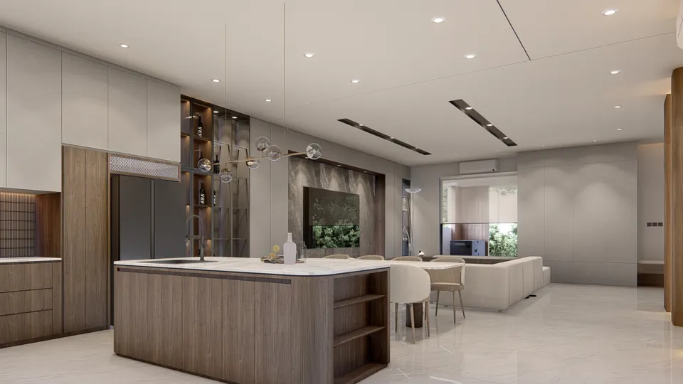 Render 8 dari 50 — LK House, Medan — proyek residensial WE Arsitek