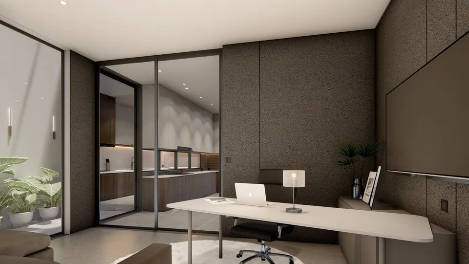 Render 13 dari 50 — LK House, Medan — proyek residensial WE Arsitek