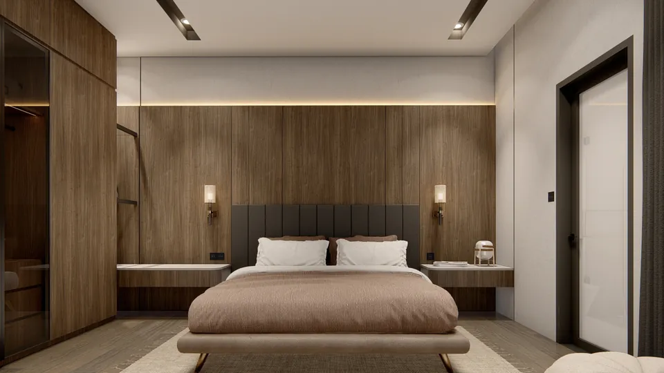 Render 22 dari 50 — LK House, Medan — proyek residensial WE Arsitek