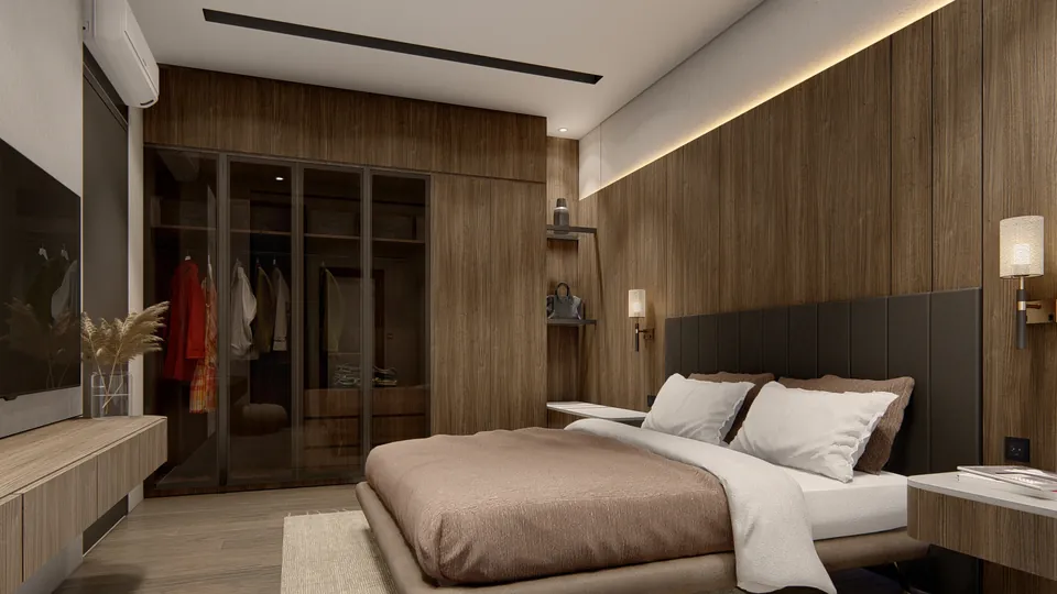 Render 25 dari 50 — LK House, Medan — proyek residensial WE Arsitek