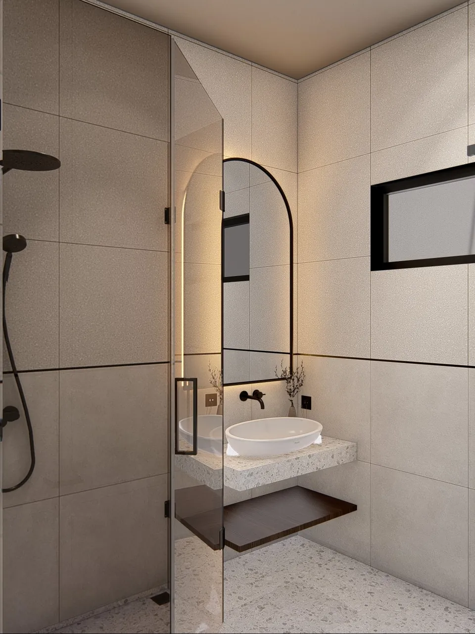 Render 27 dari 50 — LK House, Medan — proyek residensial WE Arsitek