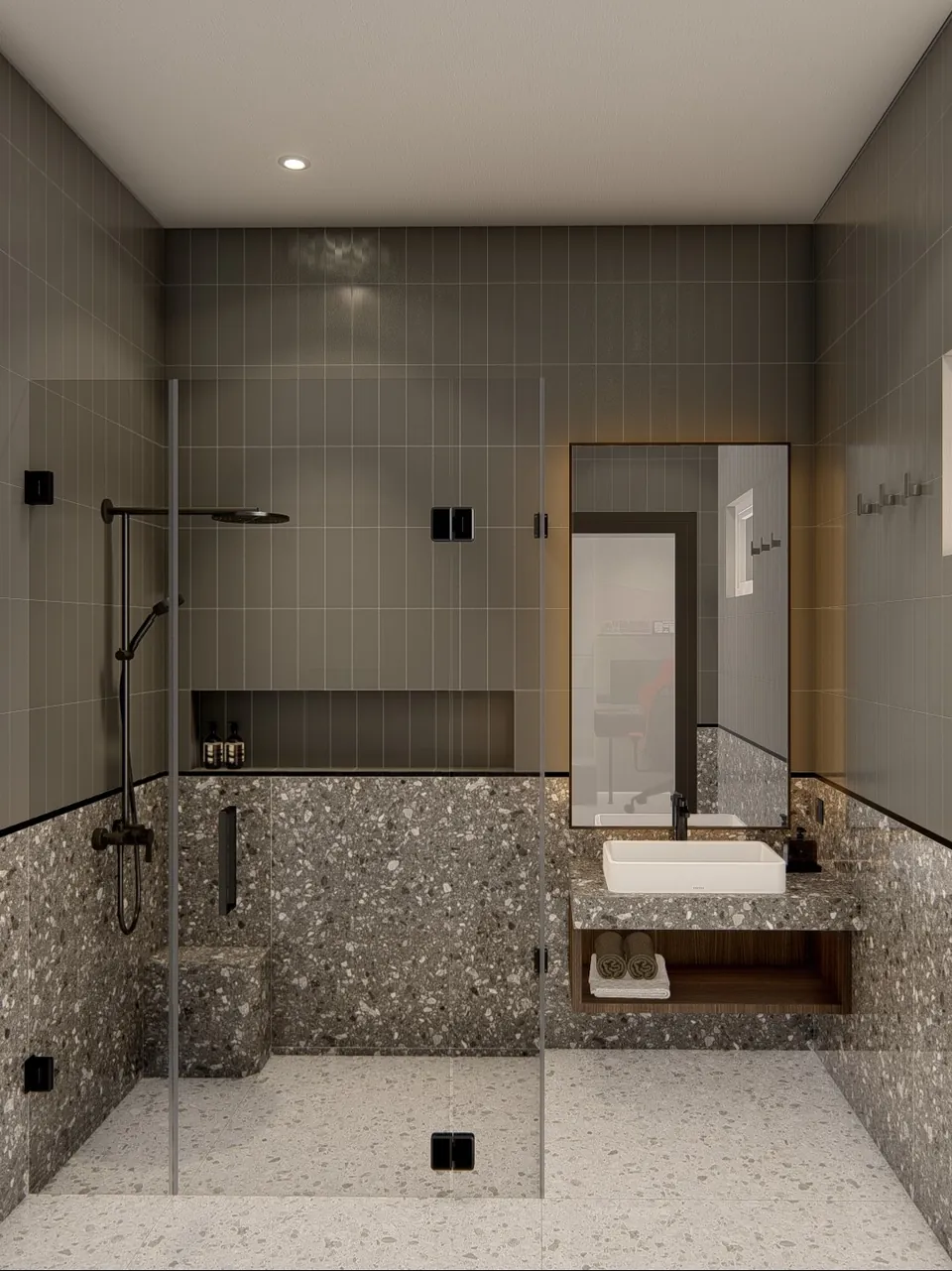 Render 29 dari 50 — LK House, Medan — proyek residensial WE Arsitek