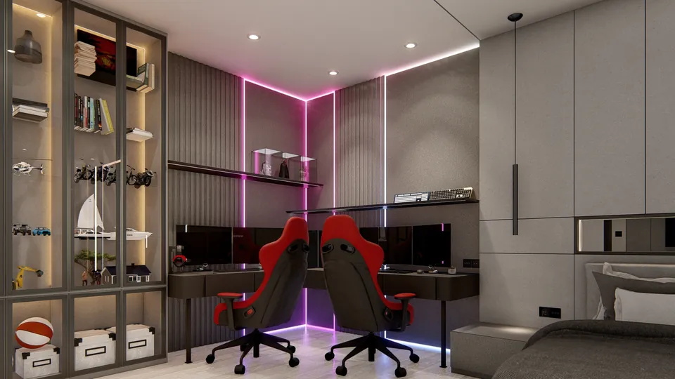 Render 36 dari 50 — LK House, Medan — proyek residensial WE Arsitek