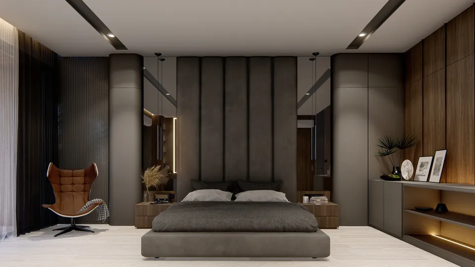 Render 40 dari 50 — LK House, Medan — proyek residensial WE Arsitek