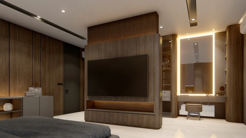 Render 41 dari 50 — LK House, Medan — proyek residensial WE Arsitek