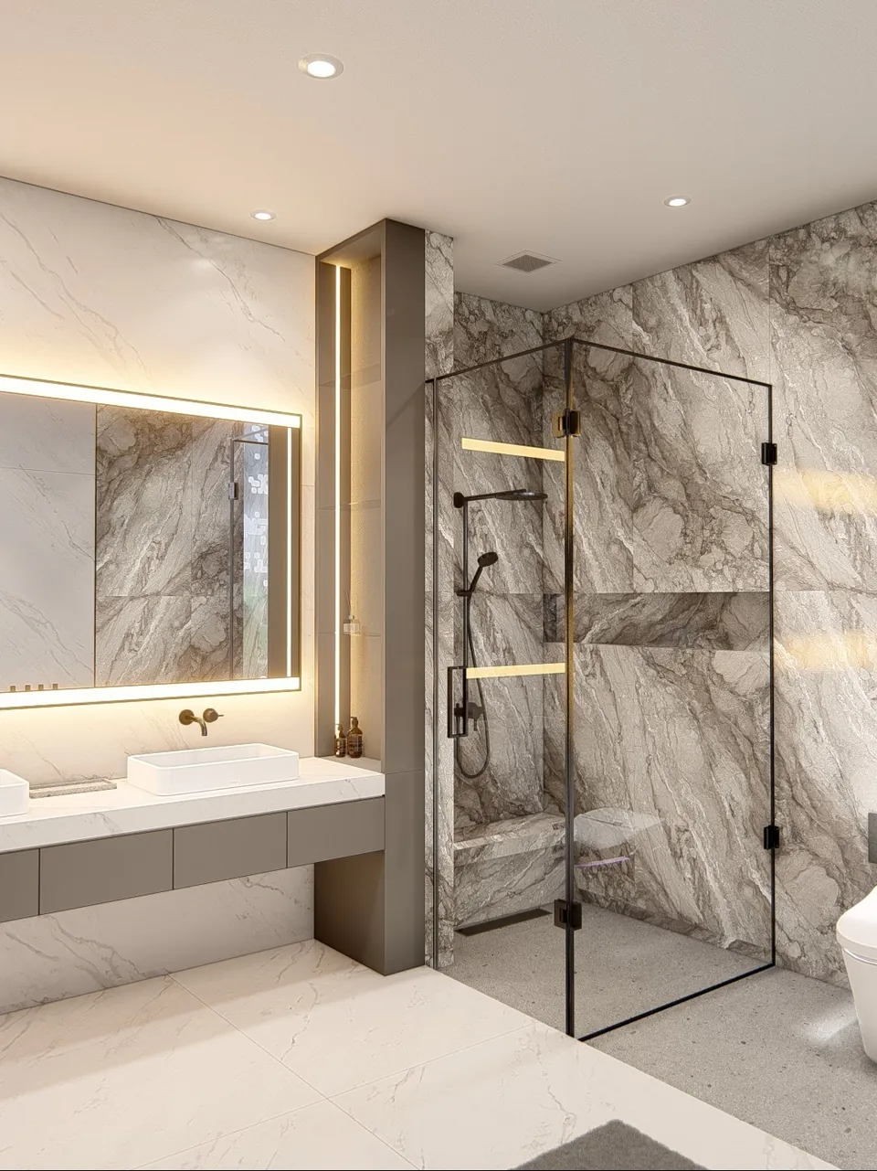 Render 49 dari 50 — LK House, Medan — proyek residensial WE Arsitek