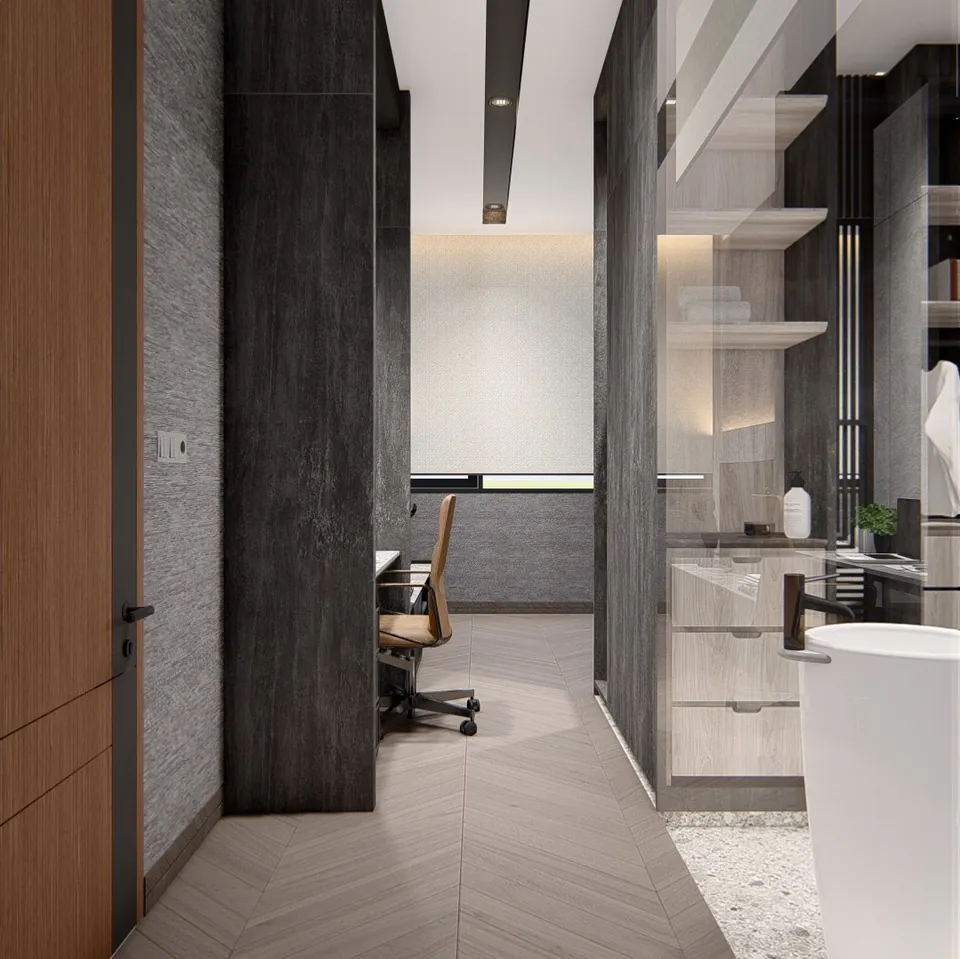 Render 5 dari 50 — OEI House, Medan — proyek residensial WE Arsitek
