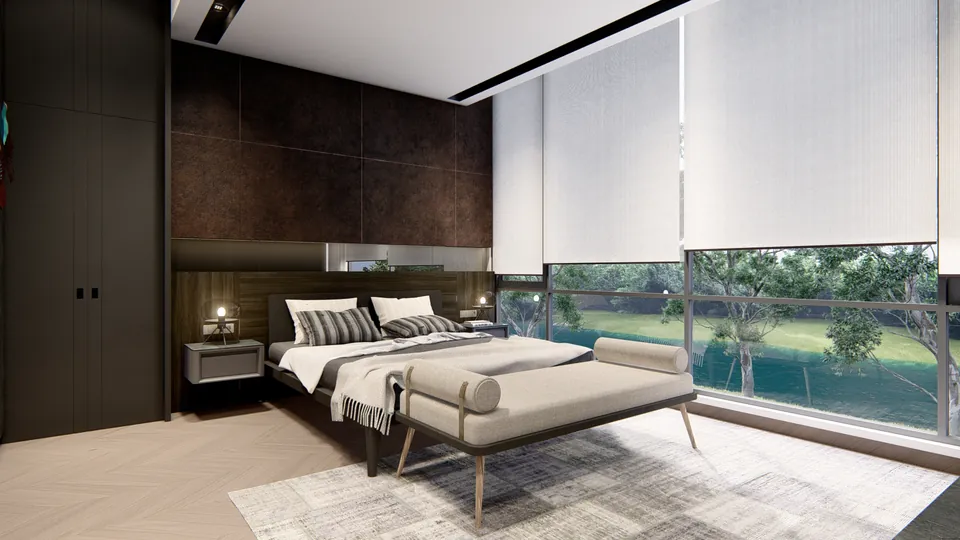 Render 23 dari 50 — OEI House, Medan — proyek residensial WE Arsitek