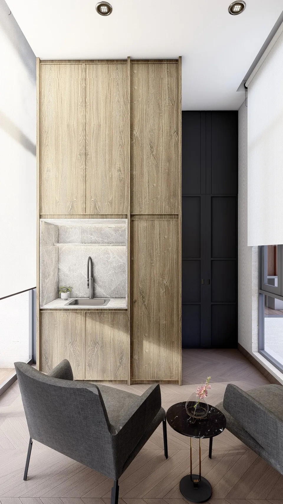 Render 26 dari 50 — OEI House, Medan — proyek residensial WE Arsitek