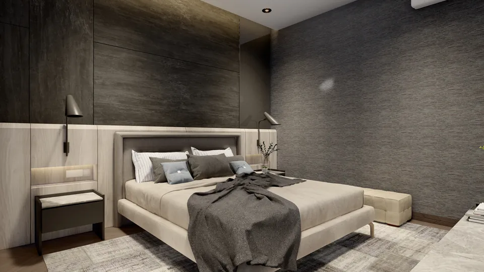 Render 48 dari 50 — OEI House, Medan — proyek residensial WE Arsitek