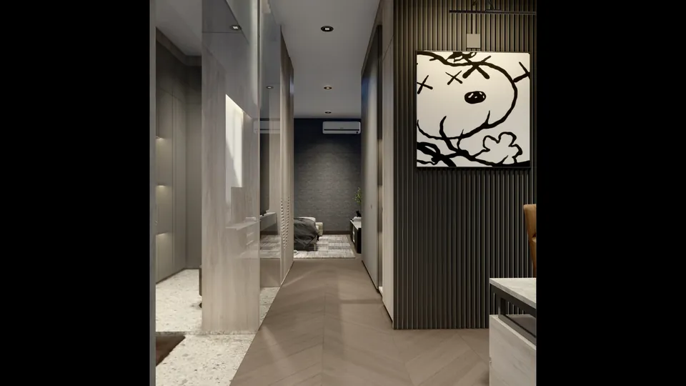 Render 50 dari 50 — OEI House, Medan — proyek residensial WE Arsitek