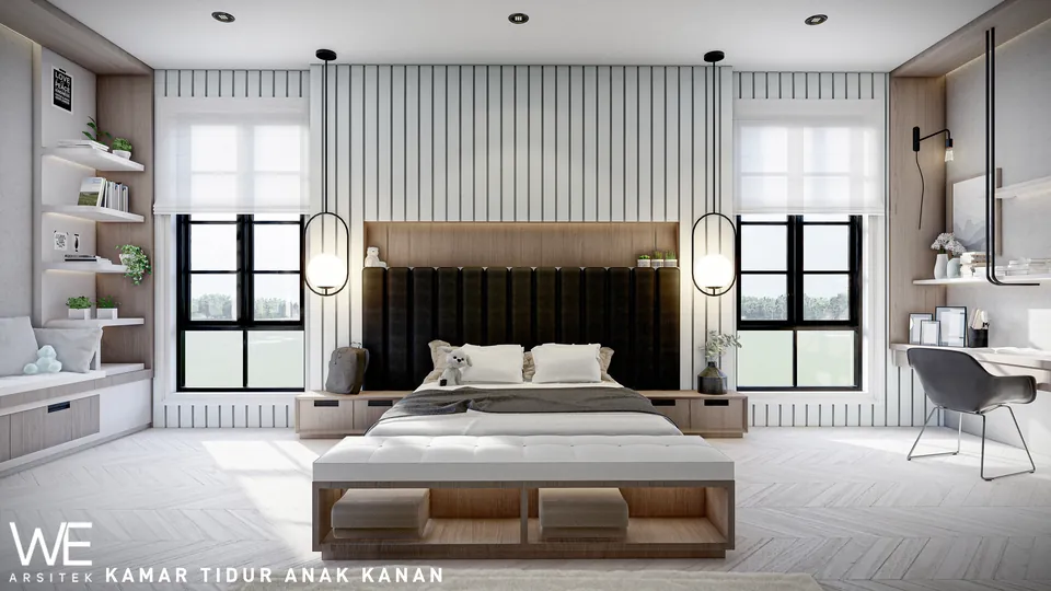 Render 18 dari 35 — P House, Medan — proyek residensial WE Arsitek