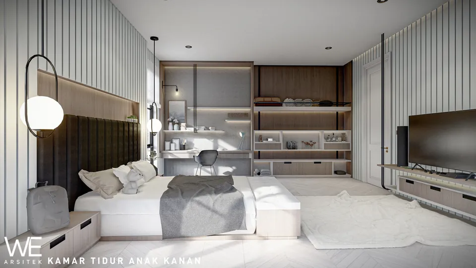 Render 22 dari 35 — P House, Medan — proyek residensial WE Arsitek