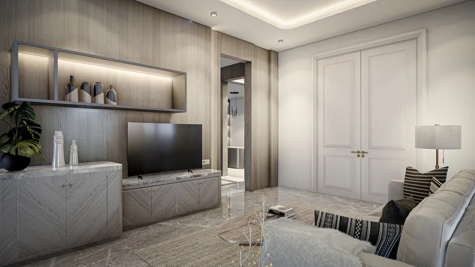 Render 28 dari 35 — P House, Medan — proyek residensial WE Arsitek