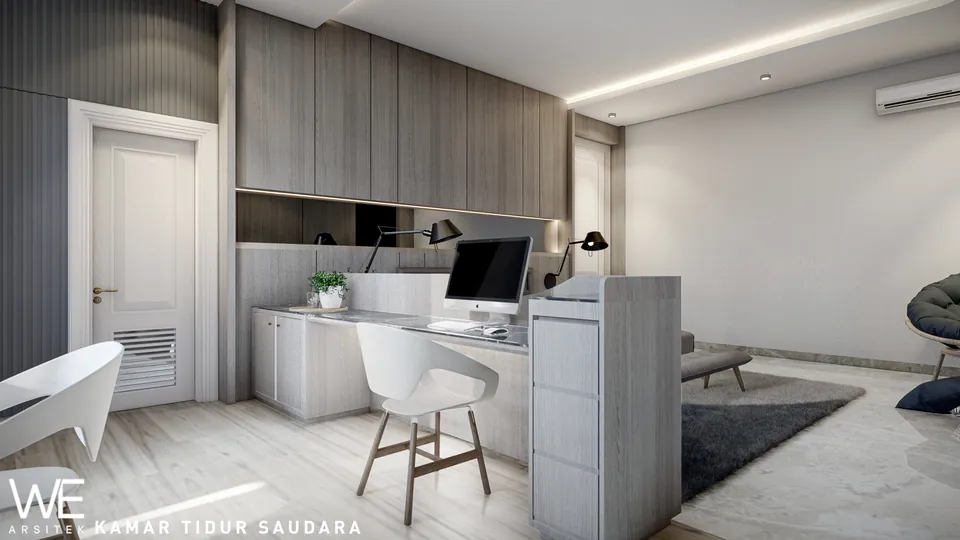 Render 29 dari 35 — P House, Medan — proyek residensial WE Arsitek