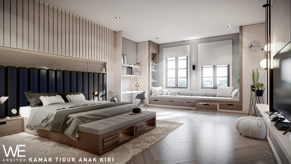 Render 31 dari 35 — P House, Medan — proyek residensial WE Arsitek