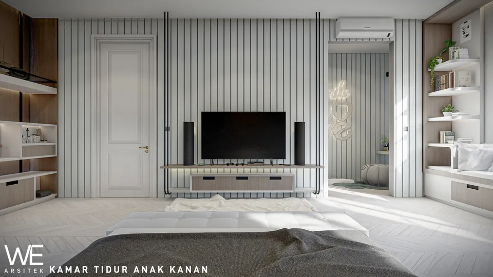 Render 32 dari 35 — P House, Medan — proyek residensial WE Arsitek