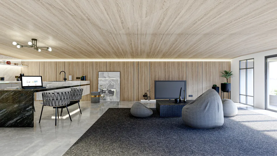 Render 33 dari 35 — P House, Medan — proyek residensial WE Arsitek