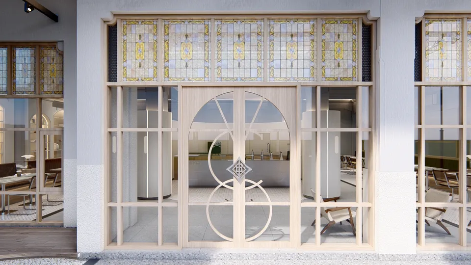 Latar Belakang — VCO Coffee, Medan — proyek komersial WE Arsitek