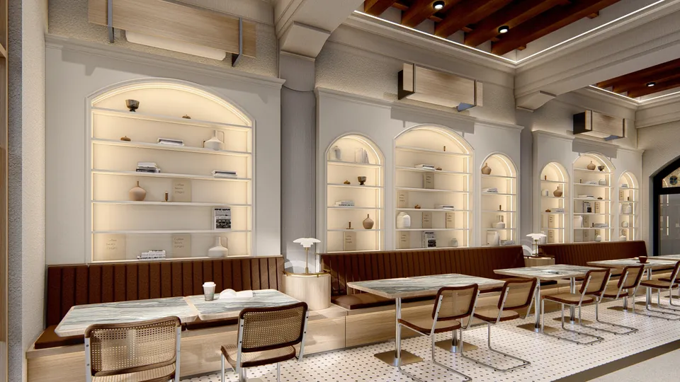 Solusi Arsitektur — VCO Coffee, Medan — proyek komersial WE Arsitek