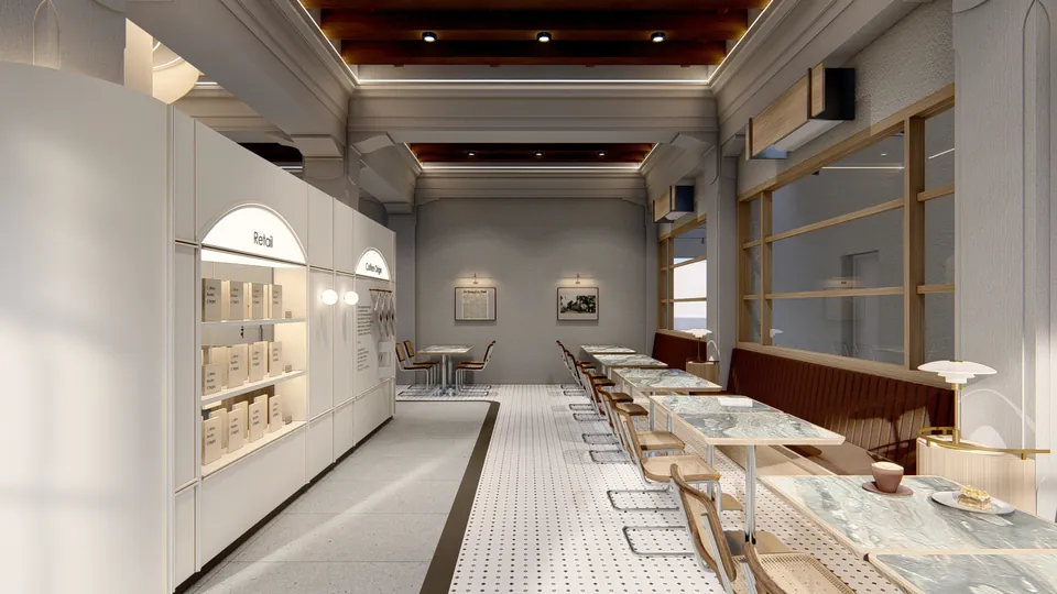 Hasil — VCO Coffee, Medan — proyek komersial WE Arsitek
