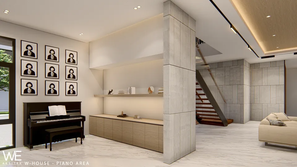 Render 7 dari 18 — W House, Citraland Gama City, Medan — proyek residensial WE Arsitek