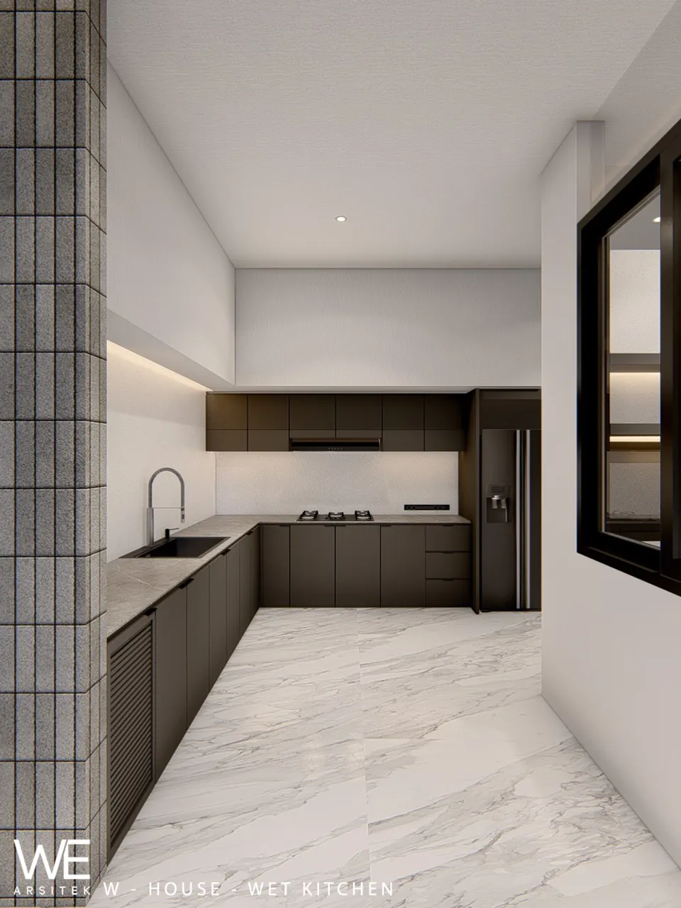 Render 11 dari 18 — W House, Citraland Gama City, Medan — proyek residensial WE Arsitek
