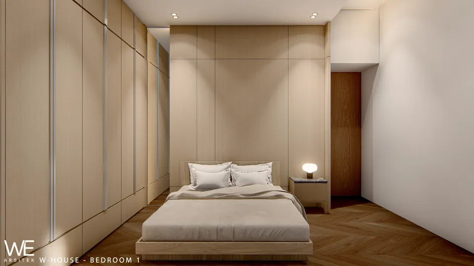 Render 13 dari 18 — W House, Citraland Gama City, Medan — proyek residensial WE Arsitek