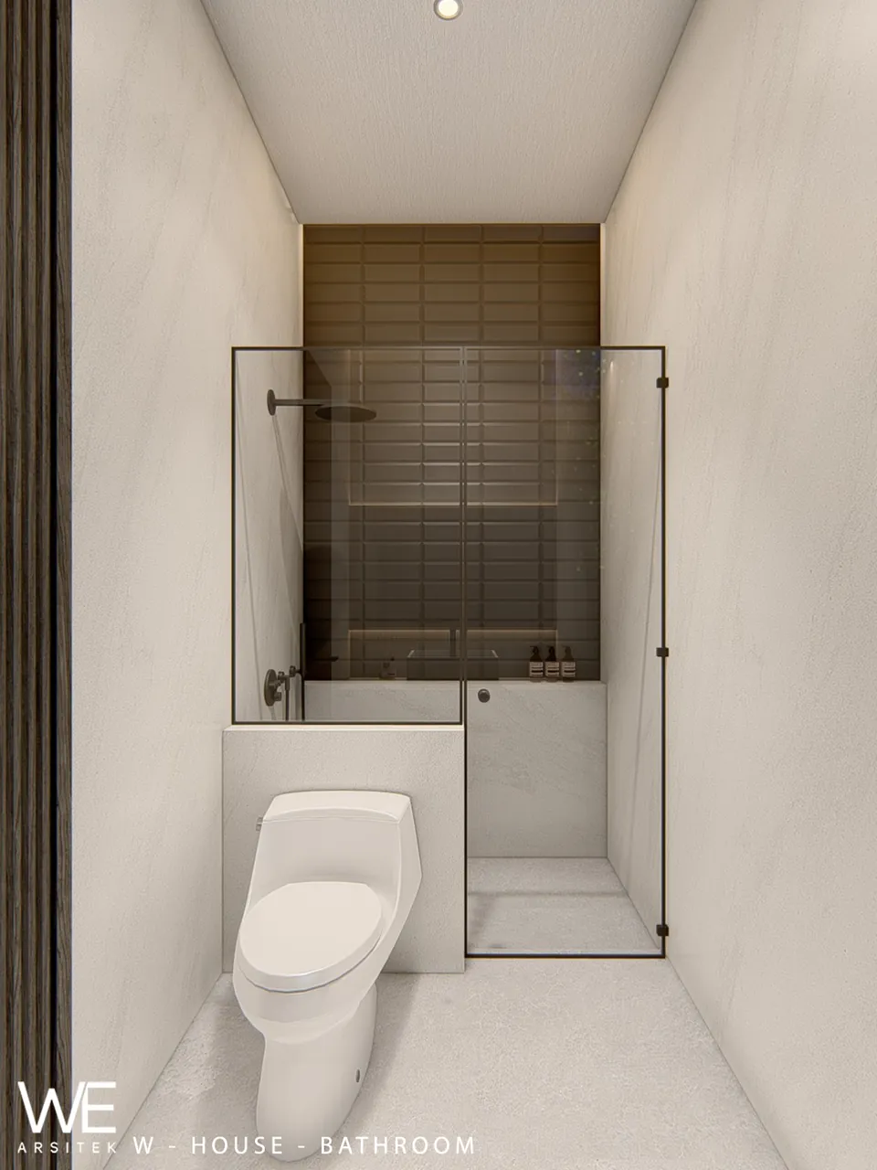 Render 16 dari 18 — W House, Citraland Gama City, Medan — proyek residensial WE Arsitek
