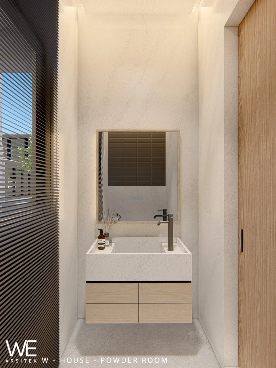 Render 17 dari 18 — W House, Citraland Gama City, Medan — proyek residensial WE Arsitek