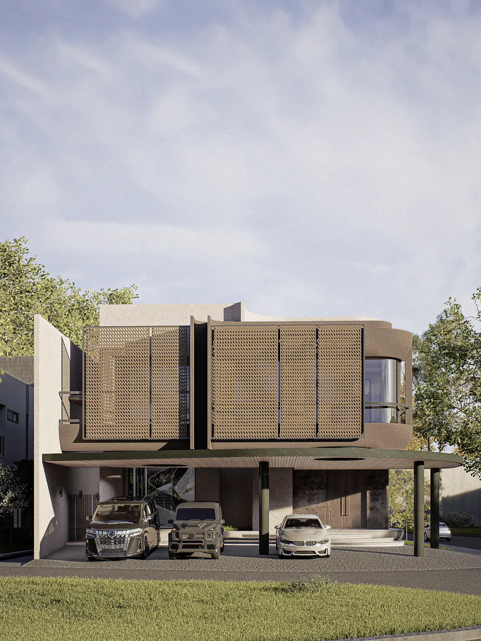Render 1 dari 50 — WW House, Medan — proyek residensial WE Arsitek